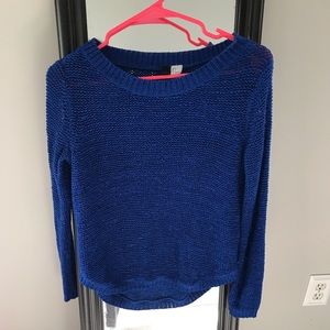 Divide by H&M Royal Blue knit sweater size 4 💙